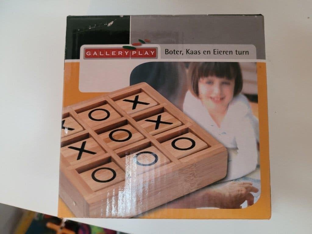 Boter, Kaas en Eieren. Turn. Hout. Reisspel. Nieuw, Een of twee spelers, Ophalen of Verzenden, Nieuw, Reisspel