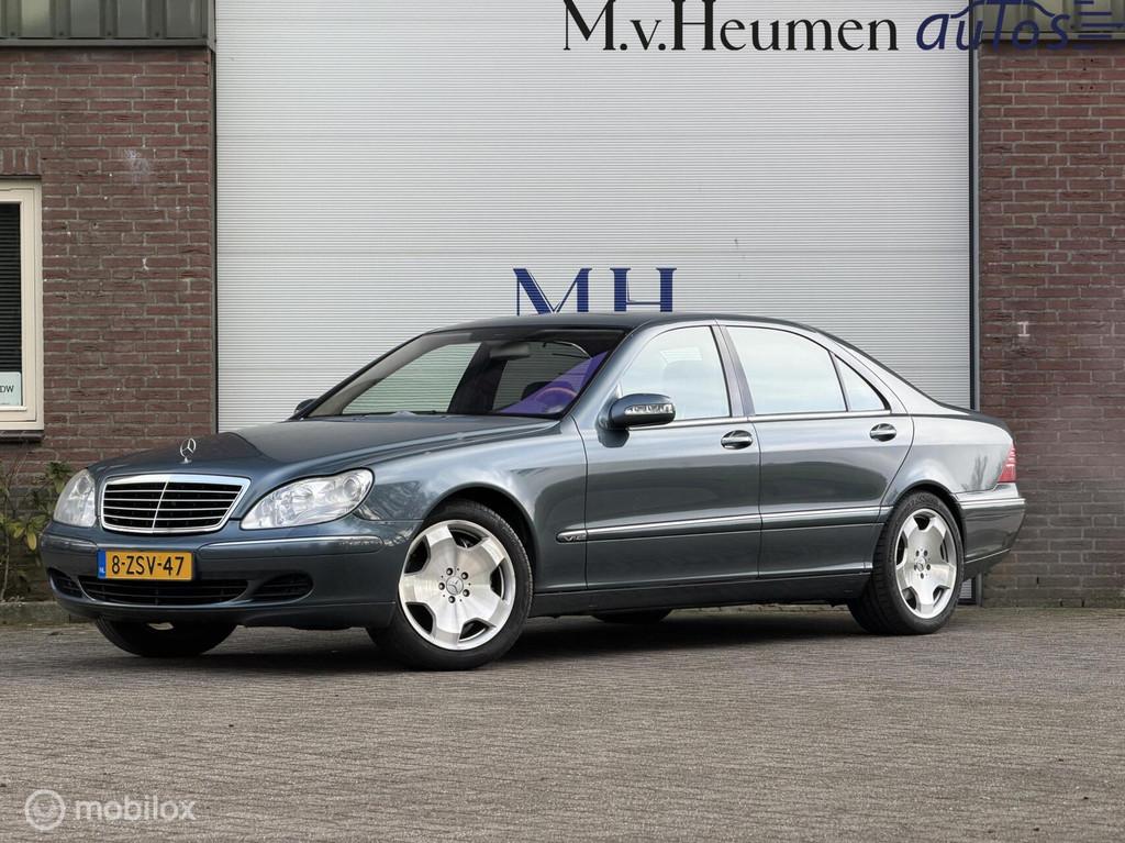 Mercedes S-klasse 600 Lang V12Biturbo 500PK Stoelkoel/verwar, Auto's, Automaat, Achterwielaandrijving, Gebruikt, Zwart