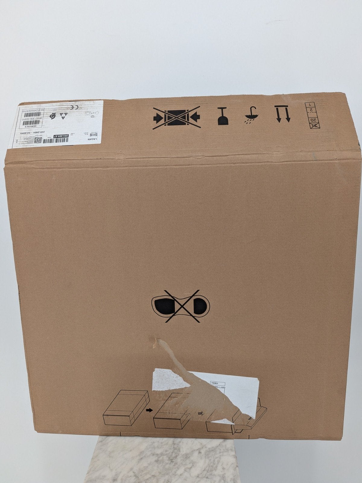 IKEA LAGAN Afzuigkap 60 cm – Nieuw in Originele Verpakking, Minder dan 200 m³ per uur, Onderbouw afzuigkap, Nieuw, Ophalen of Verzenden