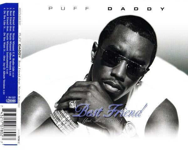 PUFF DADDY CD SINGLE BEST FRIEND + MARIO WINANS, 6 singles of meer, Ophalen of Verzenden, Zo goed als nieuw, Pop