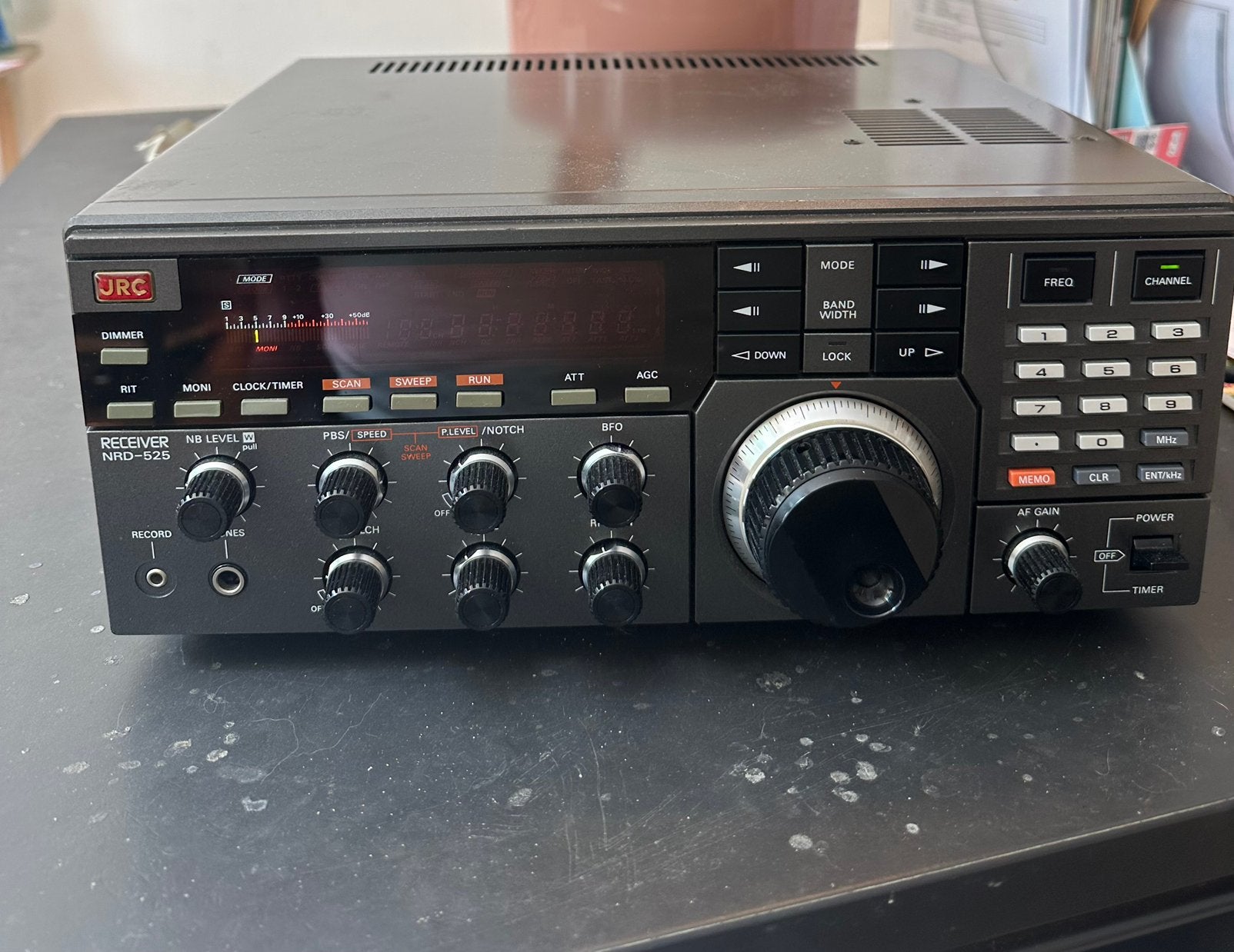 JRC NRD 525 ontvanger., Ophalen of Verzenden, Gebruikt, Wereldontvanger