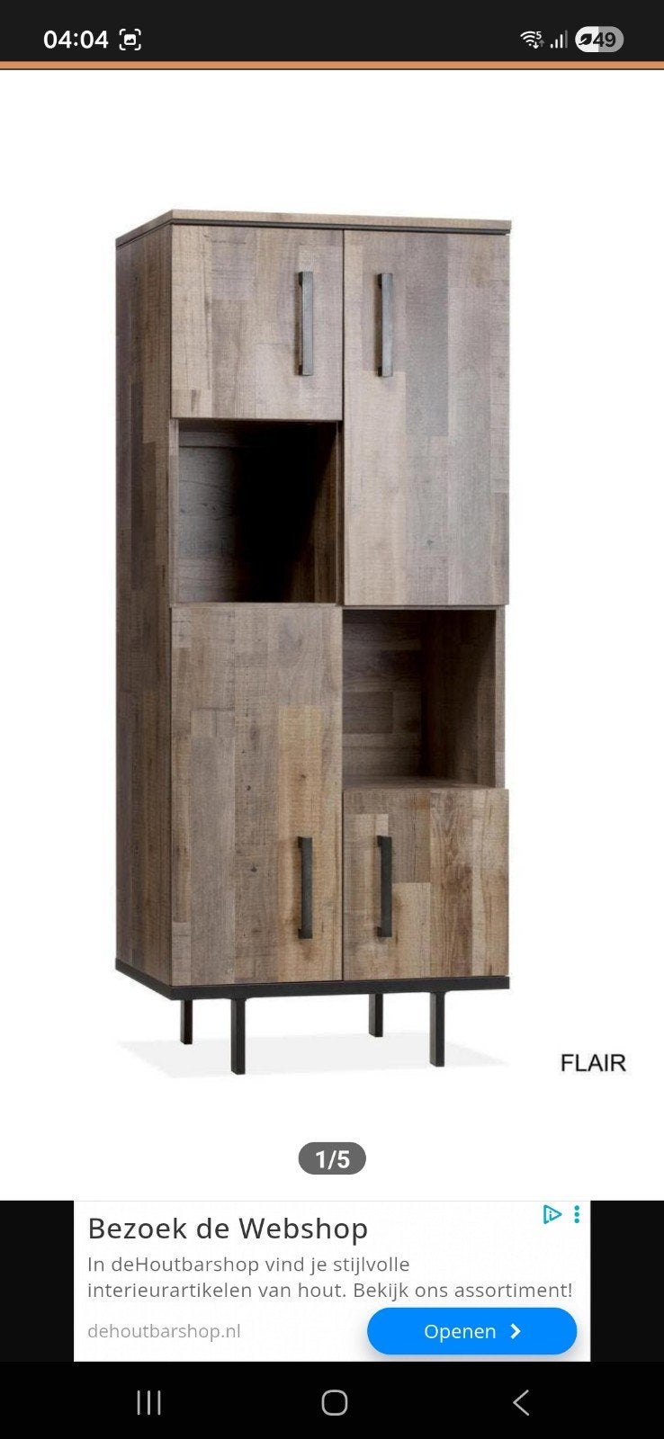 LAMILUXMEUBELEN VD BOMMEL, Ophalen, Kunststof, Zo goed als nieuw, Minder dan 150 cm