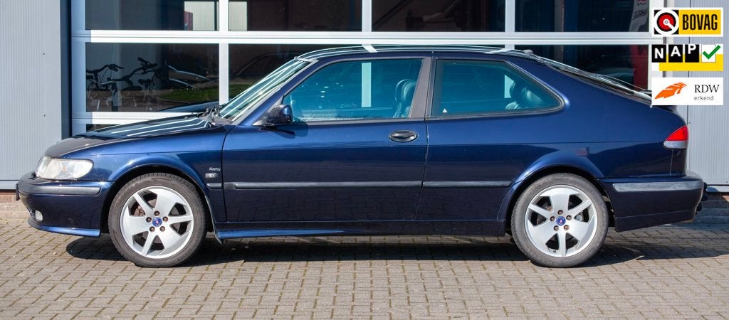 Saab 9-3 Coupé 2.0 Turbo SE Aero, Auto's, 1300 kg, Gebruikt, Zwart, 4 cilinders