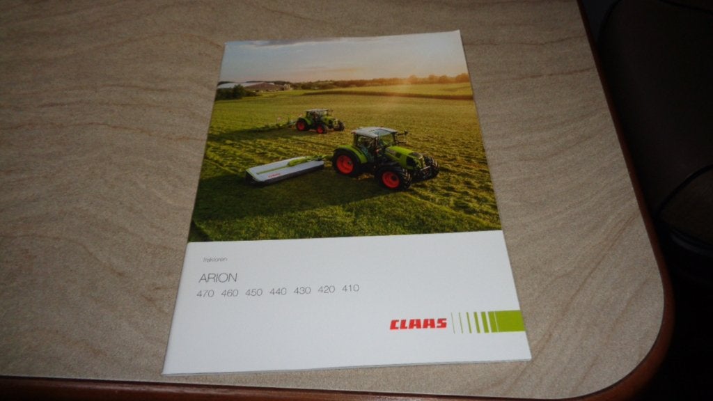 DIKKE Folder CLAAS Tractoren ARION 470-460-450-440-430-420-4, Verzenden, Nieuw, Overige merken