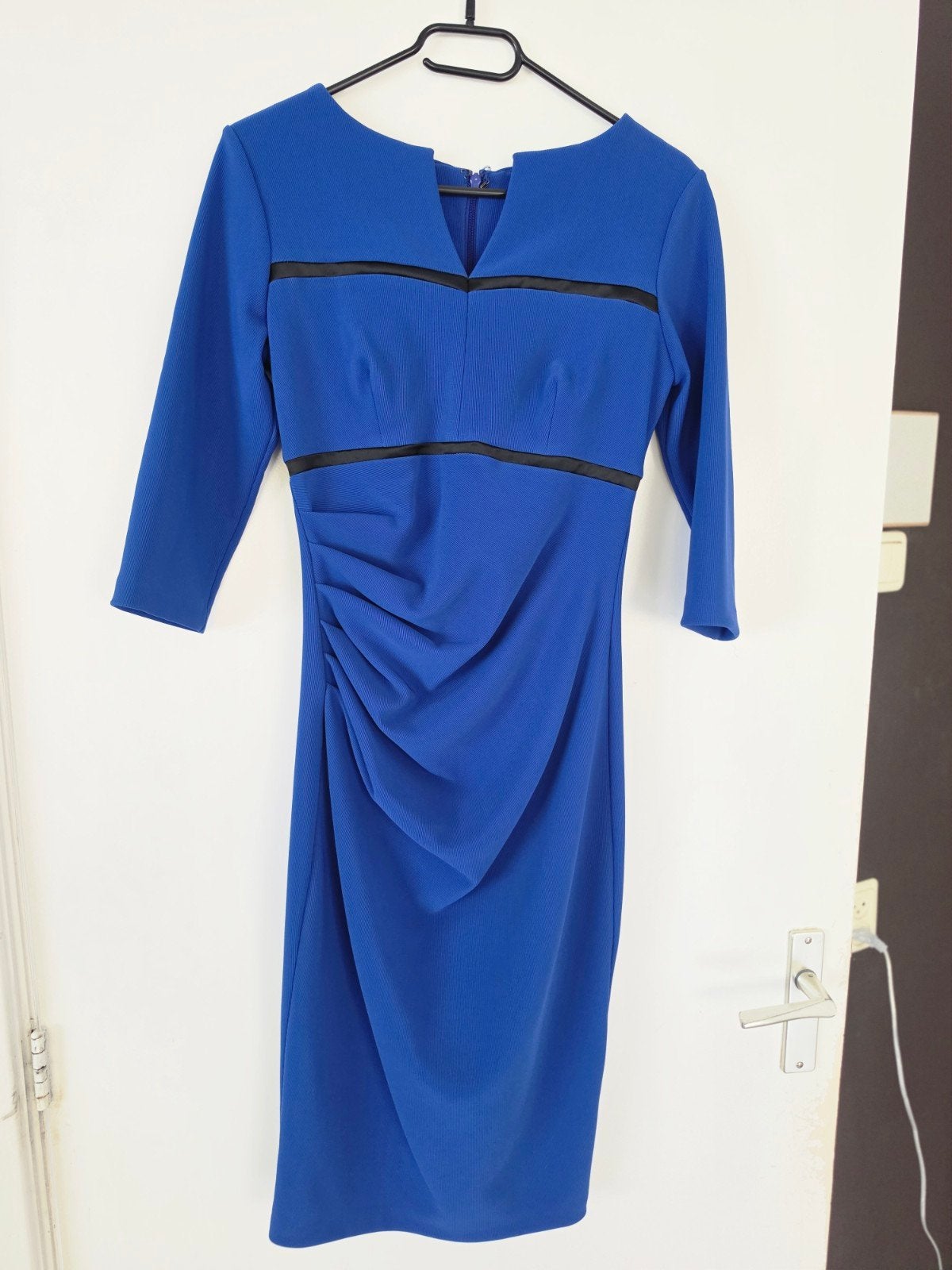 Diva Catwalk Kobaltblauwe Jurk Maat S, Blauw, Ophalen of Verzenden, Zo goed als nieuw, Knielengte