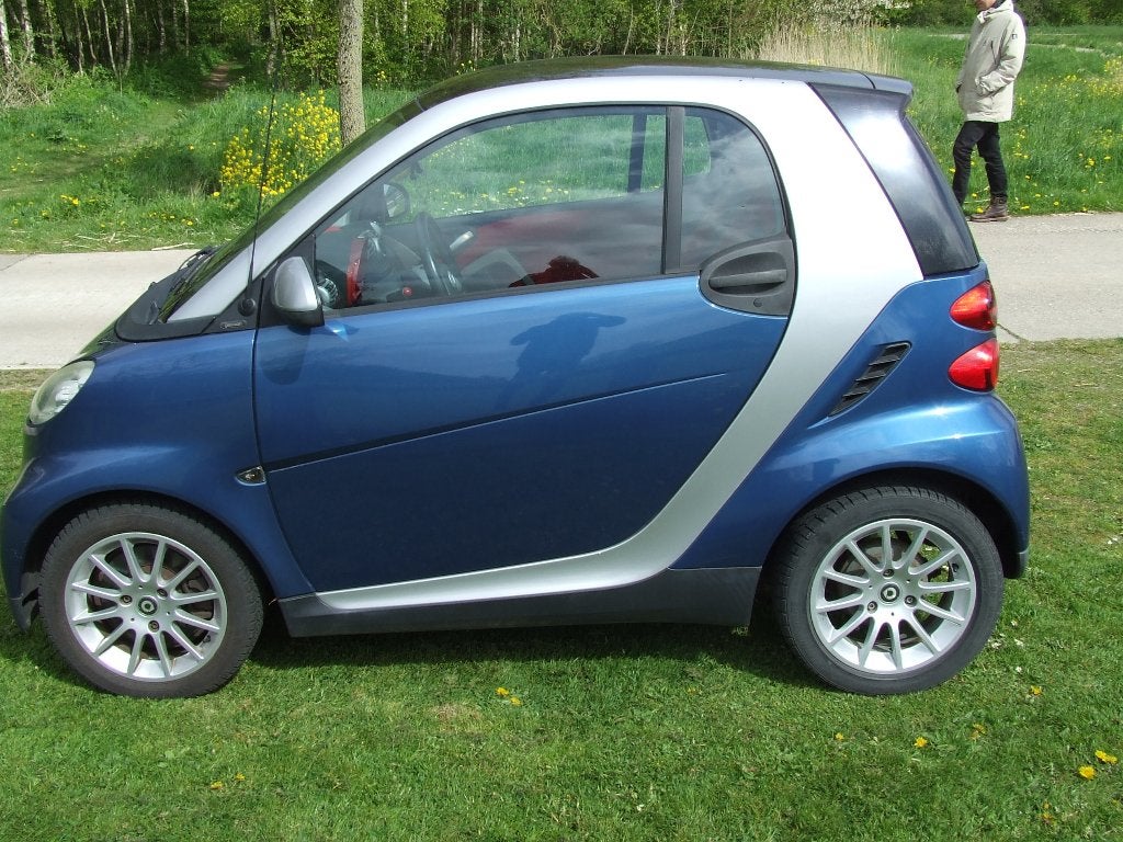 Smart ForTwo 1.0 52KW Coupe MHD AUT 2009 Grijs, Auto's, Smart, Automaat, 18 €/maand, Airconditioning, 23 km/l
