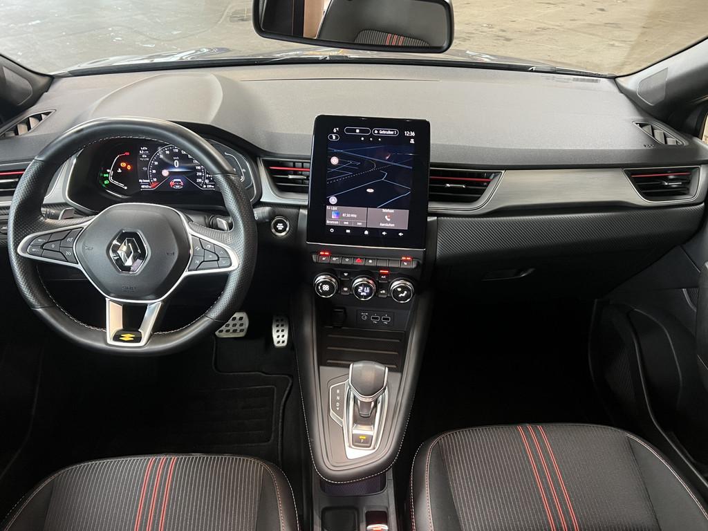 Renault Captur 1.3 TCe 140 R.S. Line | Groot 9,3" Navi | 18", Gebruikt, Zwart, 4 cilinders, Leder en Stof
