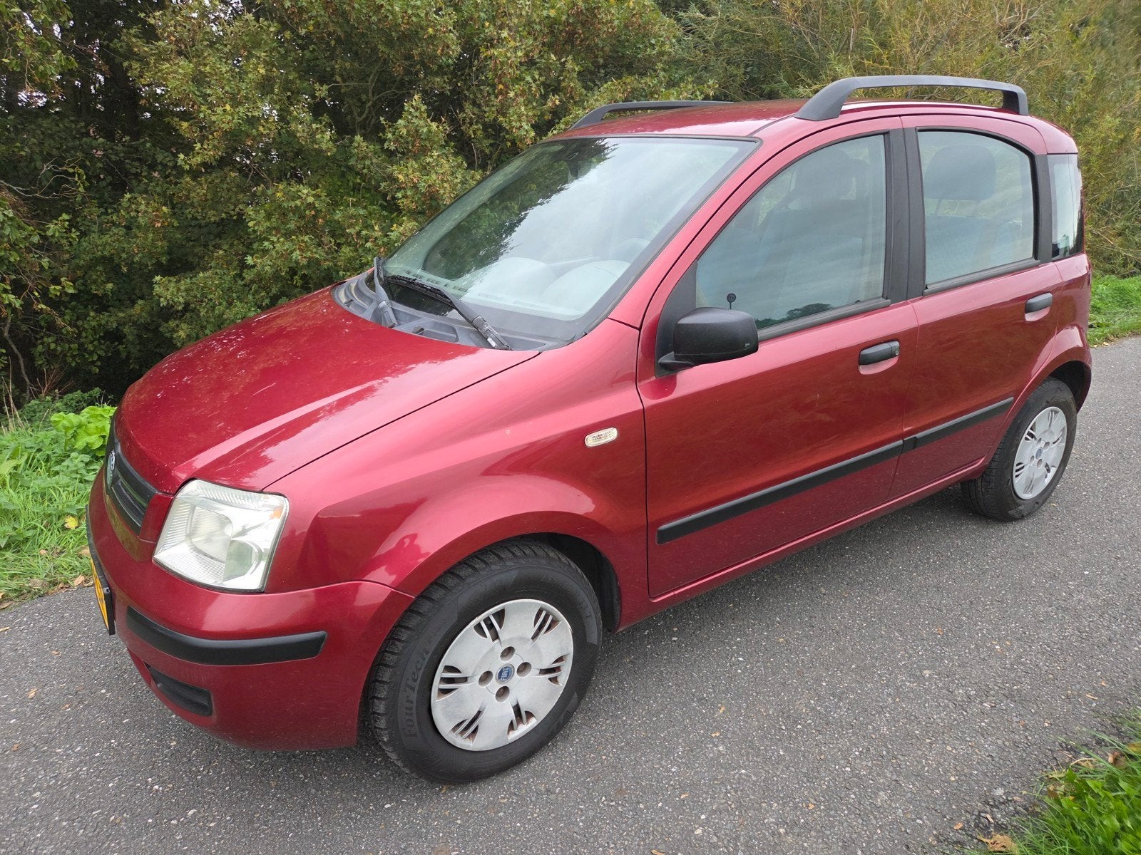 Fiat Panda 1.2 44KW 60PK 2005 Rood, Auto's, Voorwielaandrijving, Stof, Origineel Nederlands, Handgeschakeld