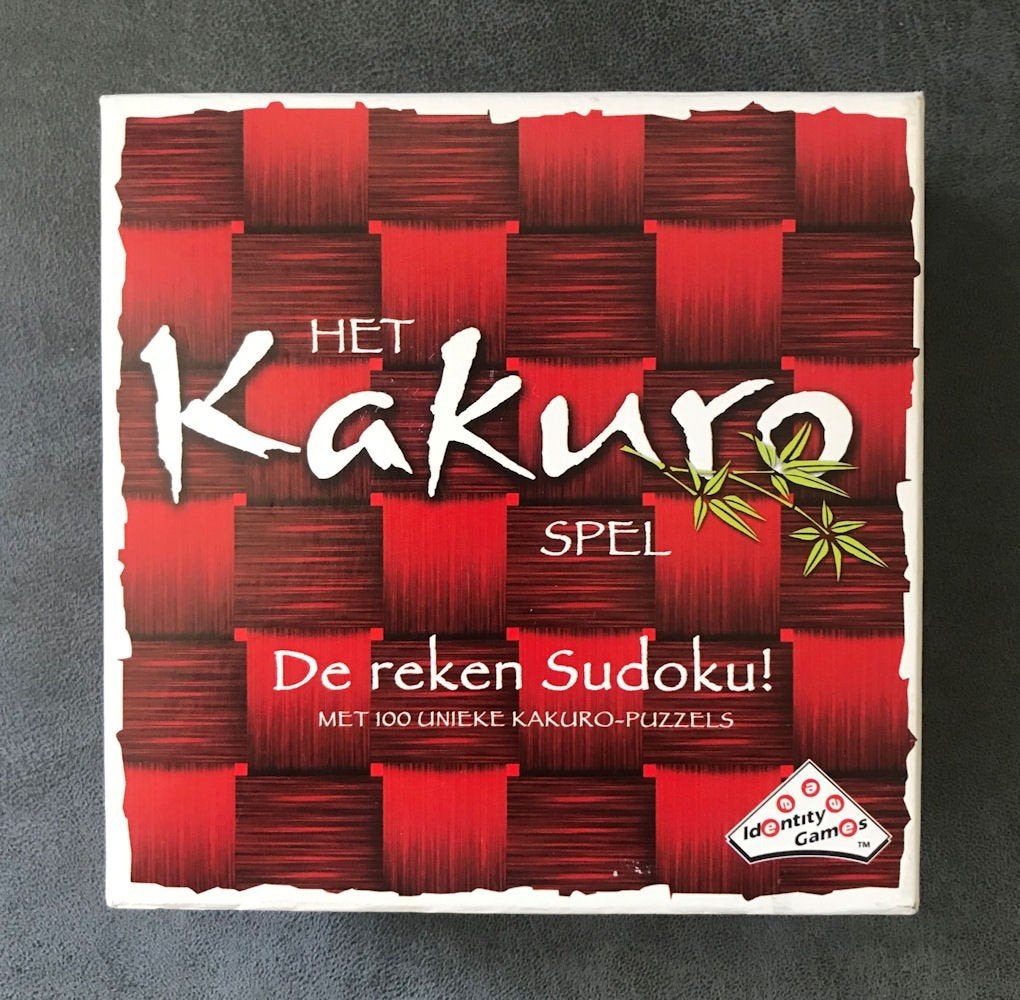 Het Kakuro Spel, Een of twee spelers, Ophalen of Verzenden, Gebruikt, Identity Games International BV