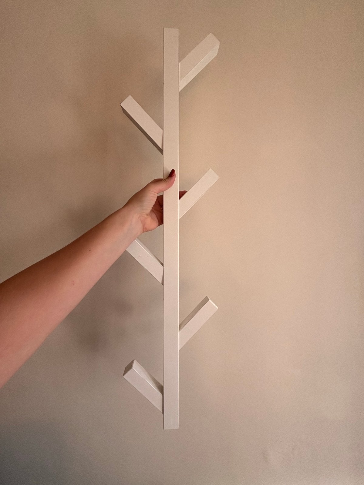 IKEA Tjusig kapstok - Wit, Huis en Inrichting, 100 tot 150 cm, Zo goed als nieuw, Hout, Ophalen