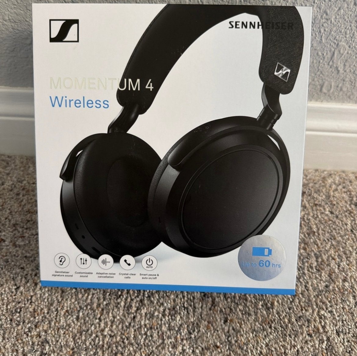 Sennheiser Momentum 4 Wireless ANC Over-Ear Koptelefoon, Audio, Tv en Foto, Koptelefoons, Bluetooth, Sennheiser, Nieuw, Ophalen of Verzenden