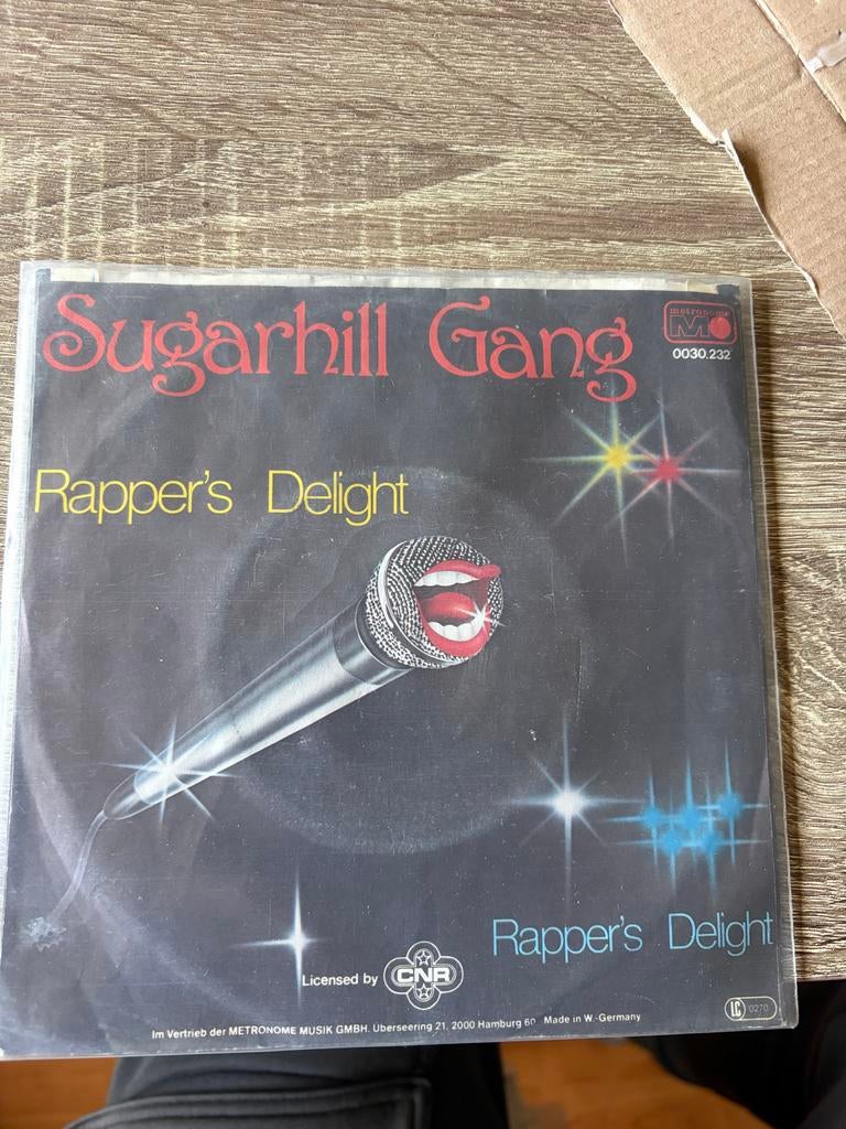 Sugarhill Gang - Rapper's Delight (Single, 1979), Gebruikt, 7 inch, 1970 - 1979, Rap of Hip Hop