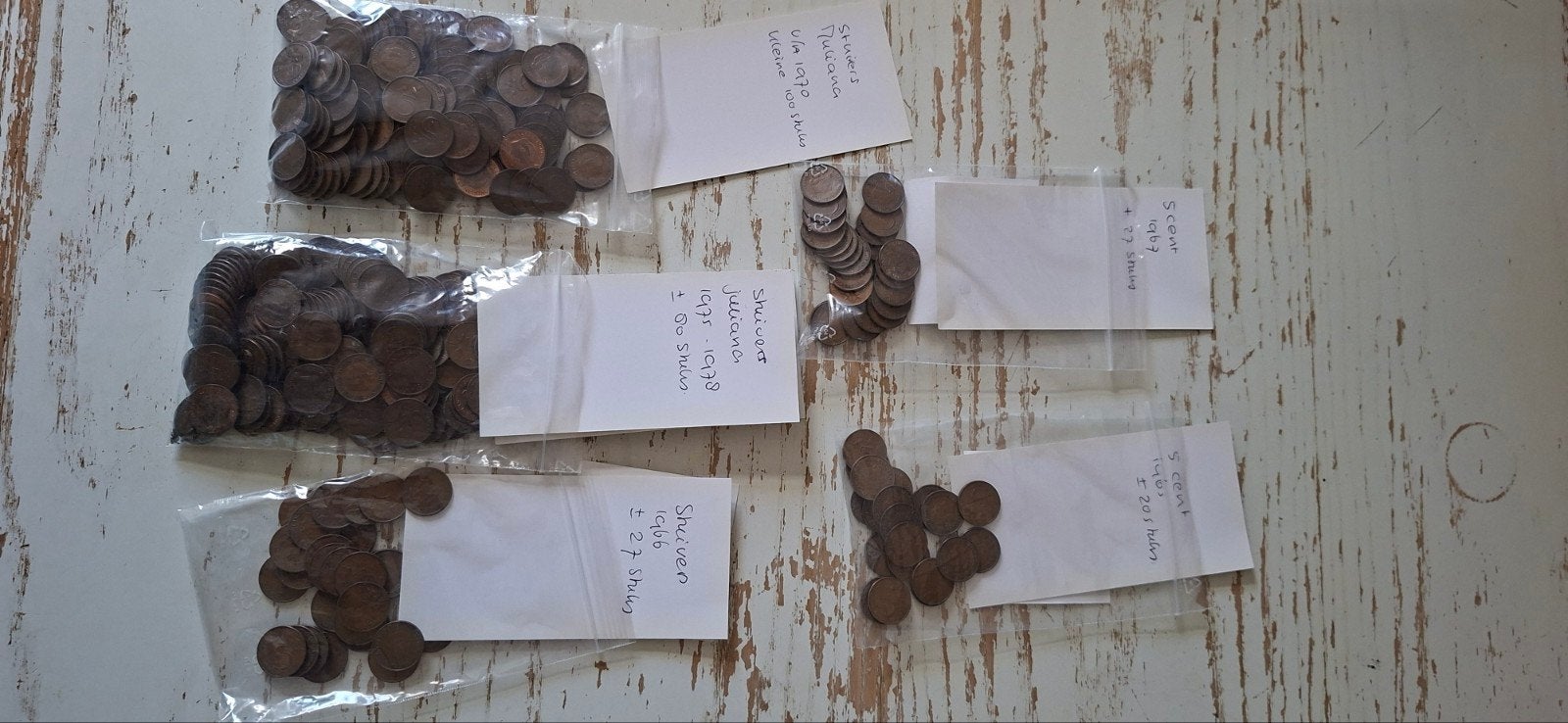 Verzameling Nederlandse munten (gulden en centen), Ophalen, Koningin Juliana, Overige waardes, Setje
