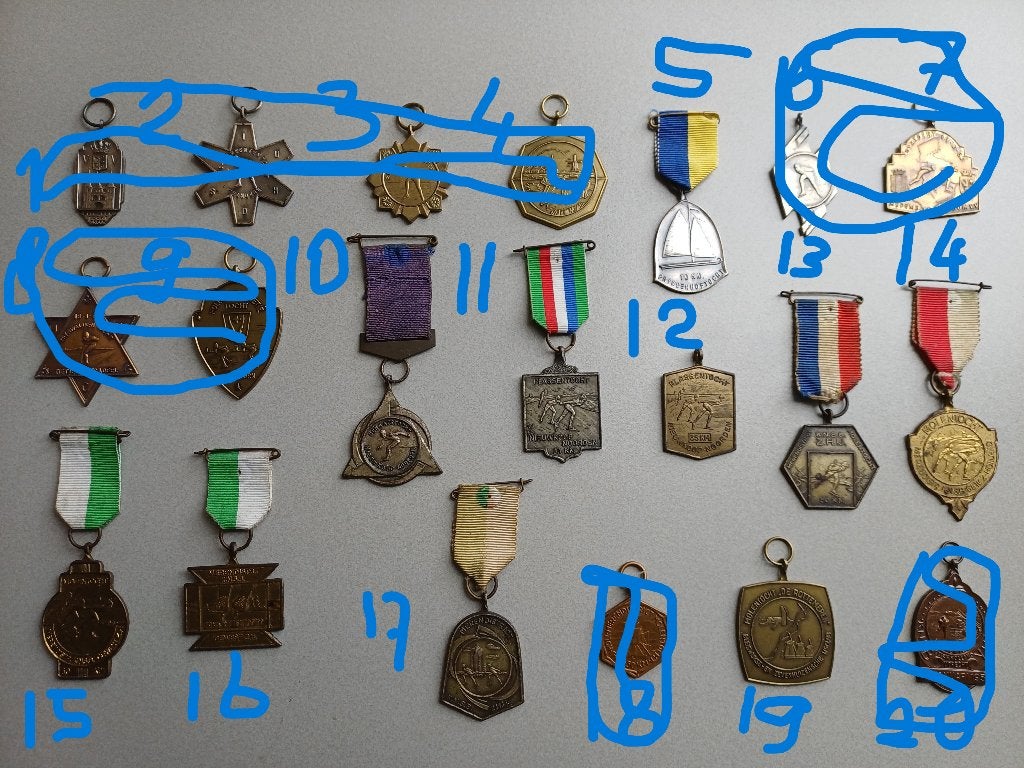 Medaille Schaatsen Friesland Giethoorn Nieuwkoop Molentocht, Ophalen of Verzenden, Overige materialen