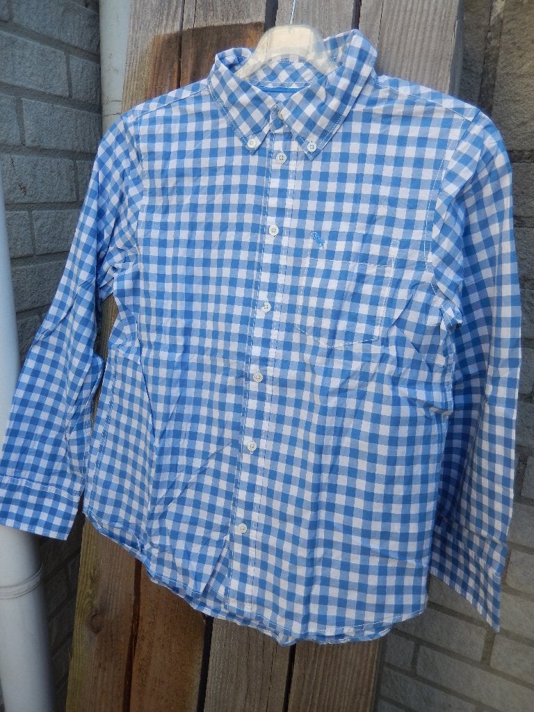 L.O.G.G. (H&M) blouse geruit 158 / 164, Overhemd of Blouse, Ophalen of Verzenden, Zo goed als nieuw, Jongen