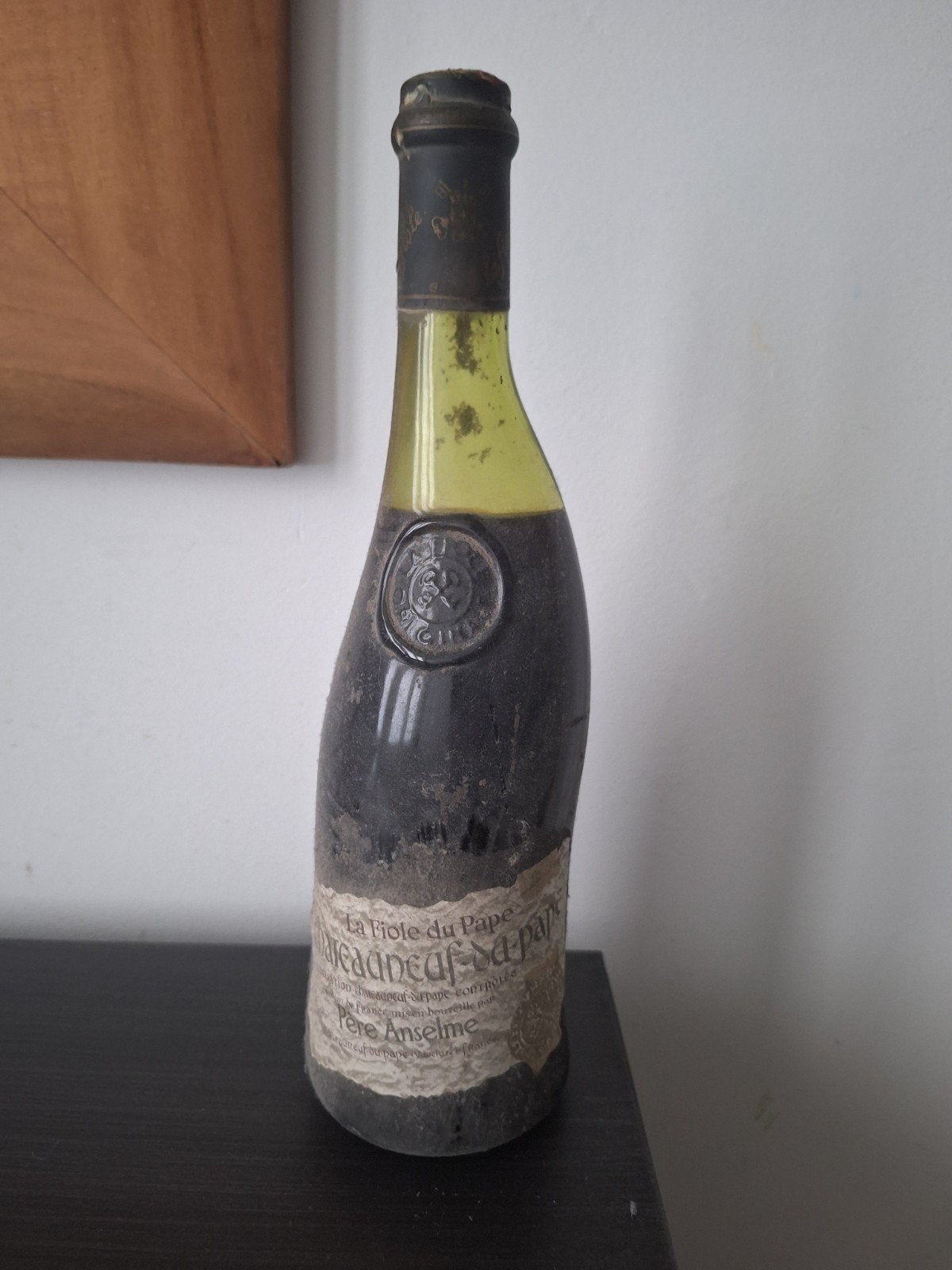 La Fiole du Pape Châteauneuf-du-Pape Pere Anselme, Ophalen of Verzenden, Gebruikt, Frankrijk, Rode wijn