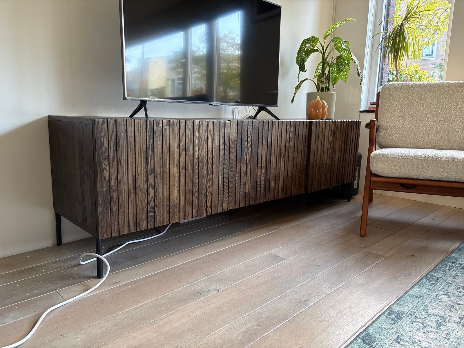 WOOOD New Gravure TV meubel / dressoir - 180 cm breed, Ophalen, Gebruikt, 150 tot 200 cm, Minder dan 100 cm