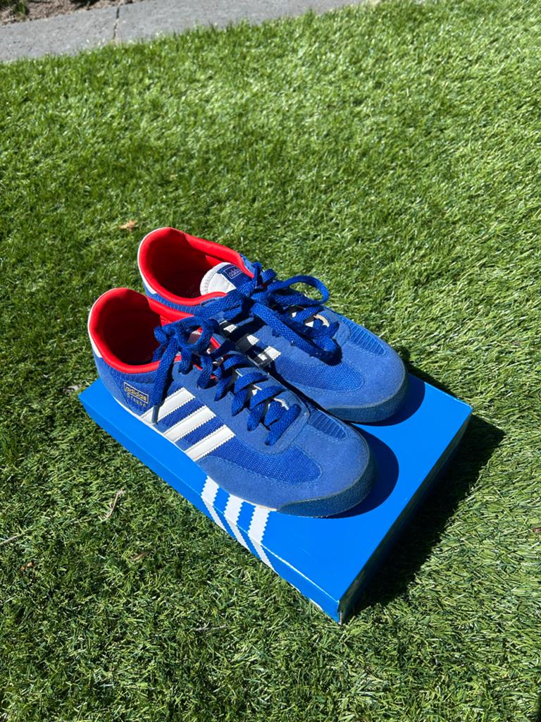 Adidas Dragon sneakers - Blauw - Maat 39 1/3, Ophalen of Verzenden, Gedragen, Blauw, Sneakers of Gympen