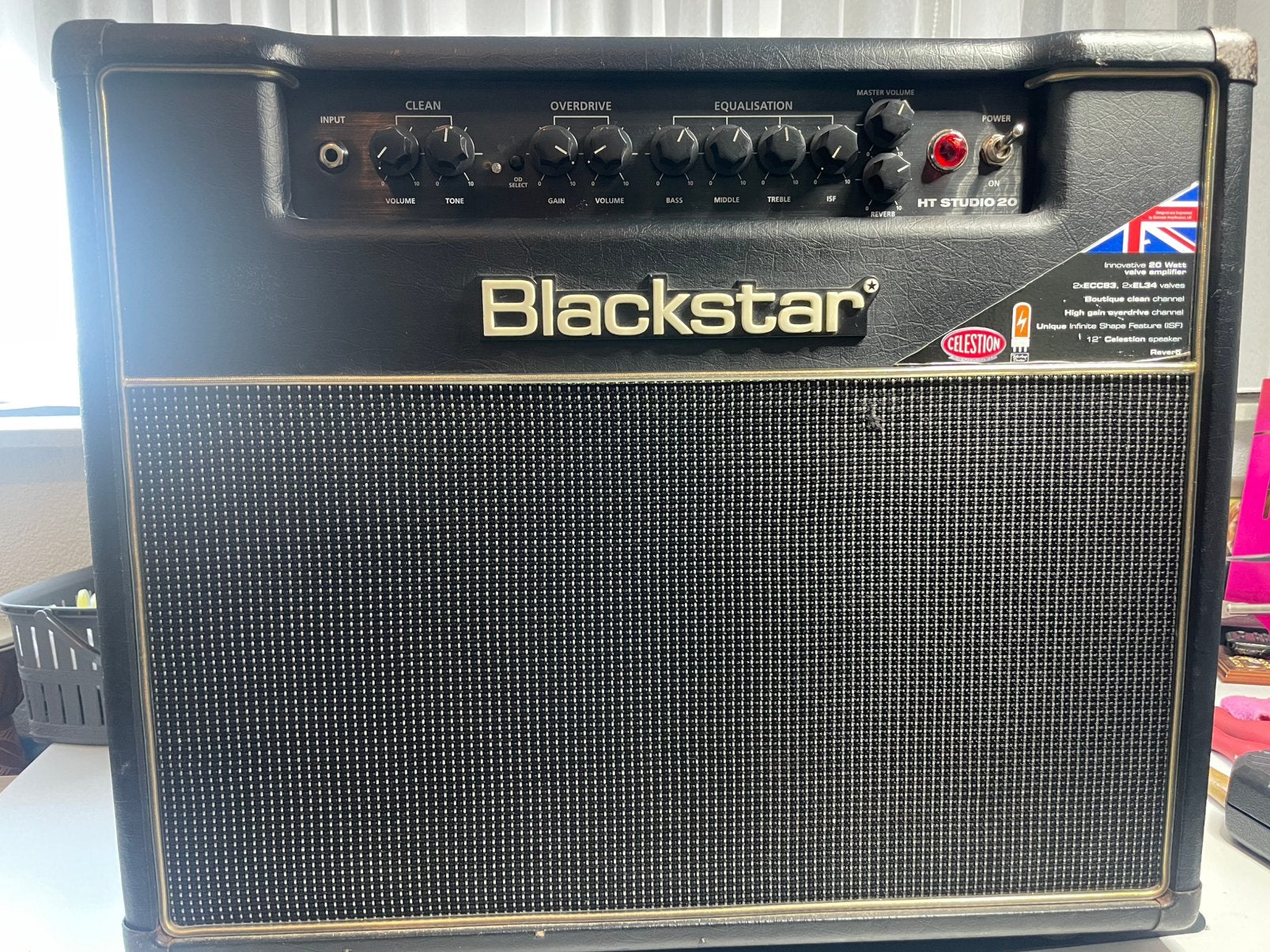 Blackstar HT Studio 20 buizen gitaarversterker combo., Ophalen, Zo goed als nieuw, Gitaar, Minder dan 50 watt
