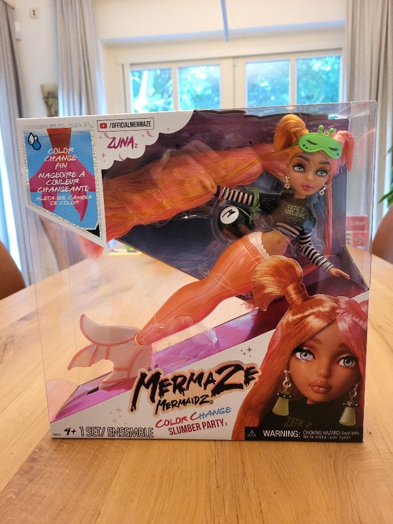 Nieuw! Mermaze Mermaidz Slumber Party Zuna, zeemeermin, Ophalen of Verzenden, Nieuw, Overige typen