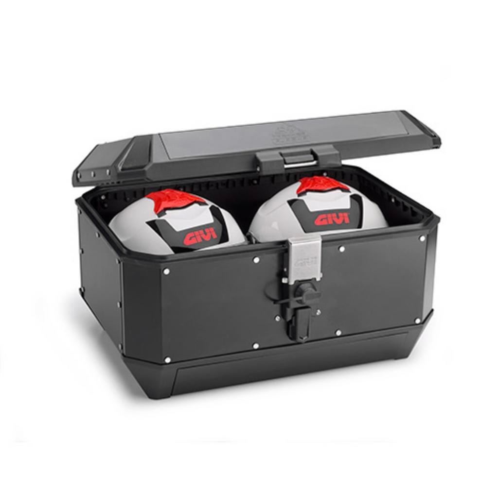 GIVI TREKKER ALASKA 56L MONOKEY TOPKOFFER ALA56B + RUGSTEUN, Motoren, Accessoires | Koffers en Tassen, Ophalen of Verzenden, Zo goed als nieuw