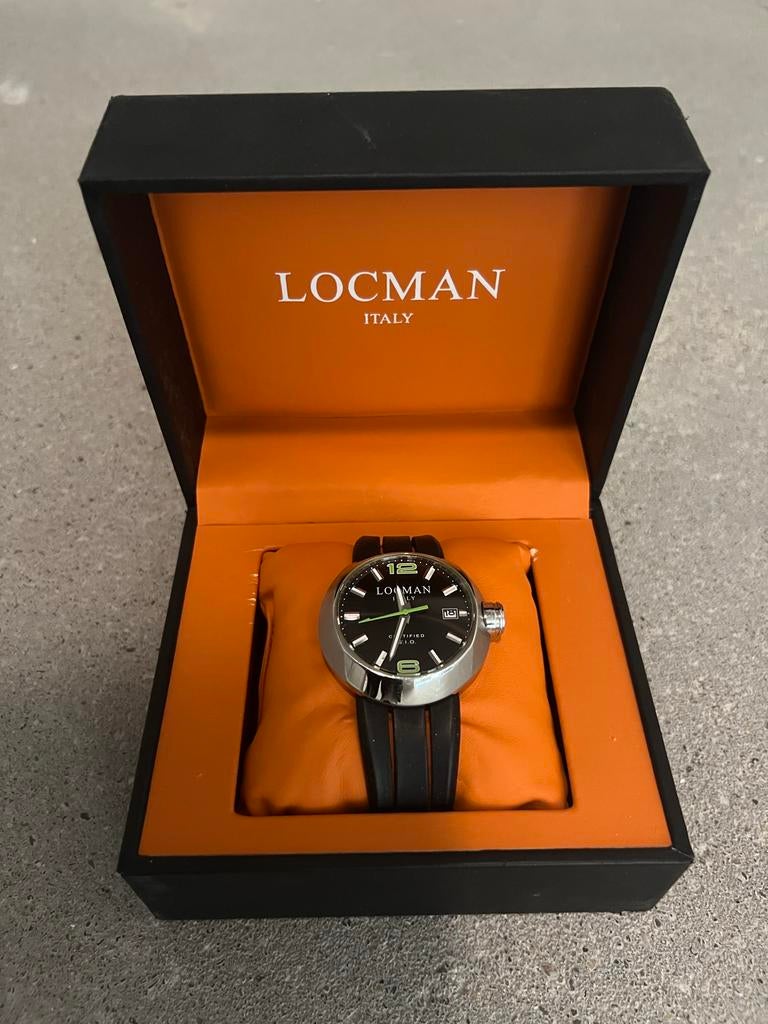 LOCMAN Italy Herenhorloge - Sportief Model met Originele Doo, Overige merken, Staal, Polshorloge, Kunststof