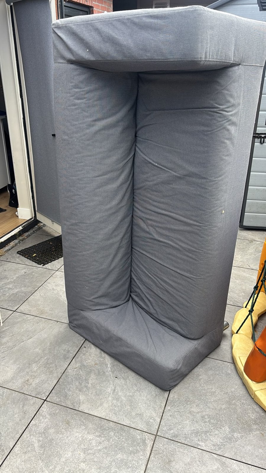 Ikea klippan bank grijs, Ophalen, Gebruikt, Tweepersoons, 75 tot 100 cm