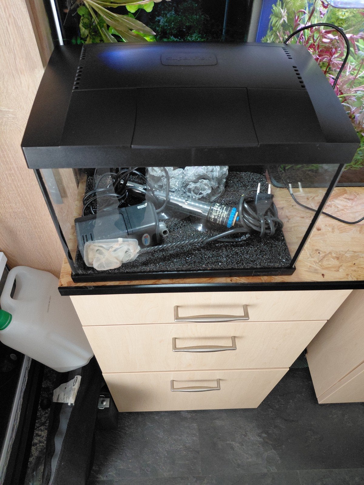 superfish start 20 led, Ophalen, Gebruikt, Gevuld zoetwateraquarium, Superfish