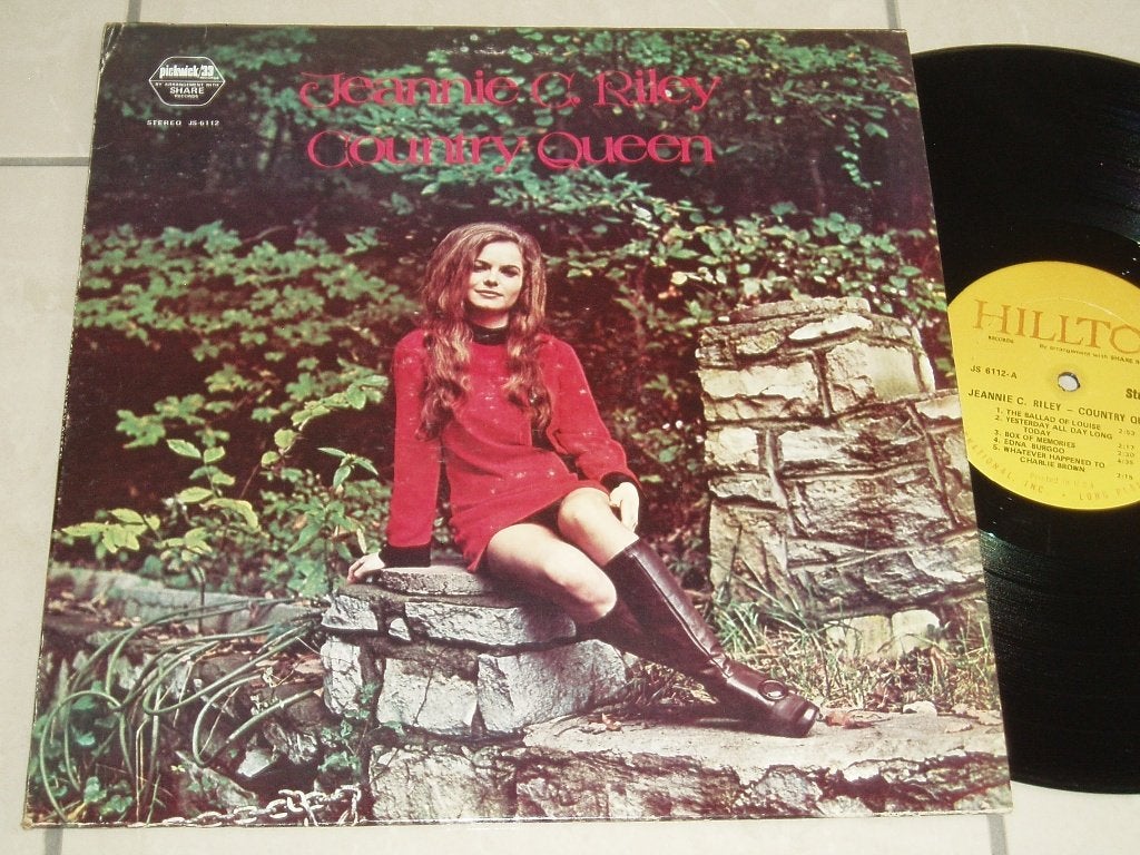 LP Jeannie C. Riley - Country Queen , made in USA, Verzenden, Gebruikt, 12 inch