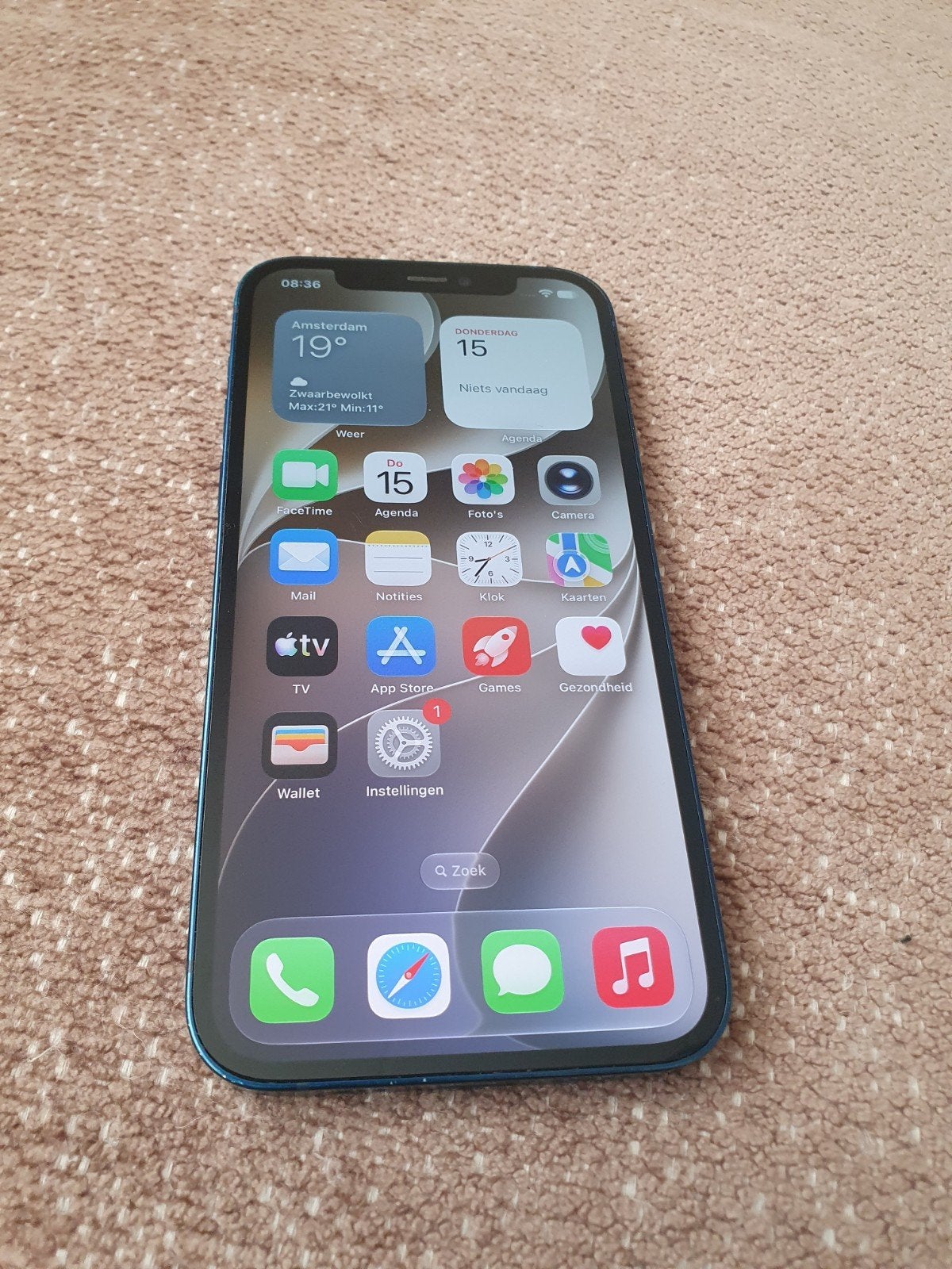 iphone 12 128gb, Telecommunicatie, 128 GB, Zwart, Ophalen of Verzenden, Zo goed als nieuw