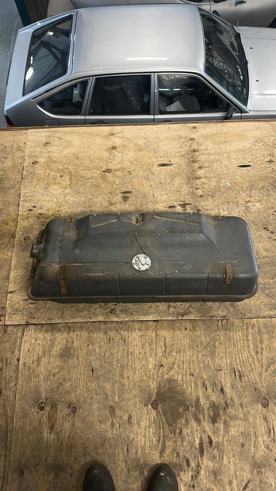 Brandstof tank vw T2a, Ophalen, Bumper