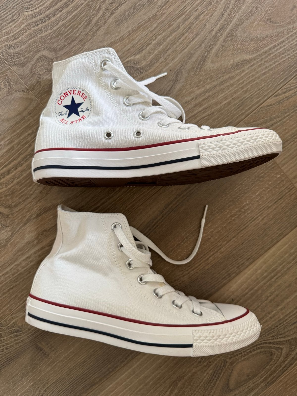 Witte Converse All Star High Top Sneakers Maat 37, Ophalen of Verzenden, Nieuw, Wit, Sneakers of Gympen
