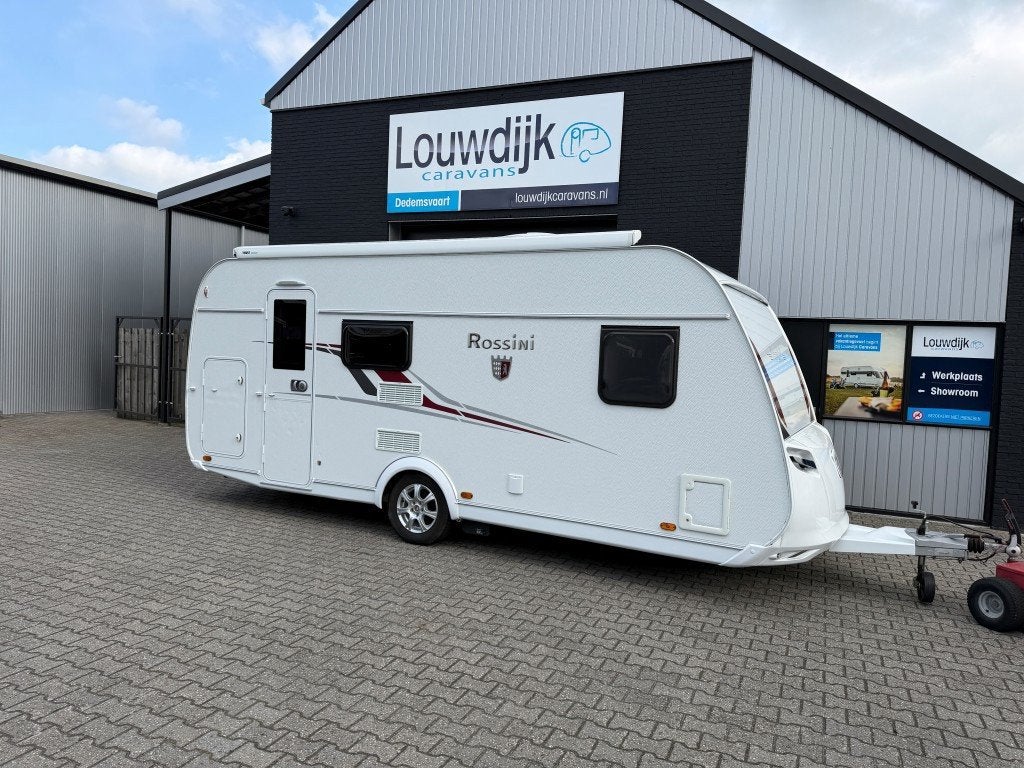 TABBERT Rossini 520 DM '19 (6 pers. Mover, Luifel), Caravans en Kamperen, Tabbert, 7 tot 8 meter, Bedrijf, Treinzit