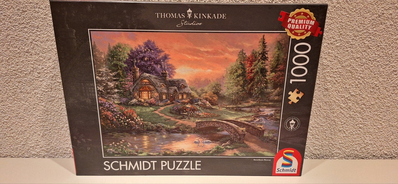 Schmidt Puzzel Thomas Kinkade   1000 stukjes, Ophalen of Verzenden, 500 t/m 1500 stukjes, Zo goed als nieuw, Legpuzzel
