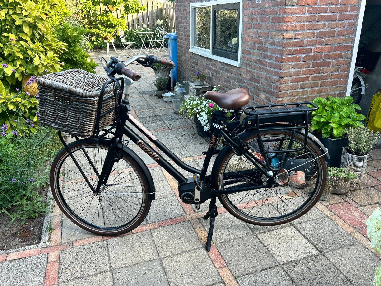 Gazelle Miss Grace C7 HMB 2023 Bosch midden motor 400 Wh, Ophalen, Gebruikt, Versnellingen, 56 cm of meer