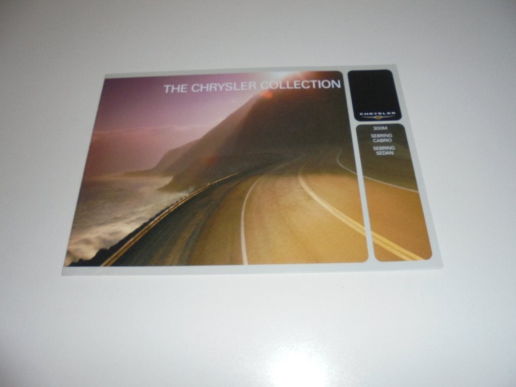 brochure Chrysler 300M/Sebring Sedan en Cabrio  2003, Ophalen of Verzenden, Nieuw, Overige merken