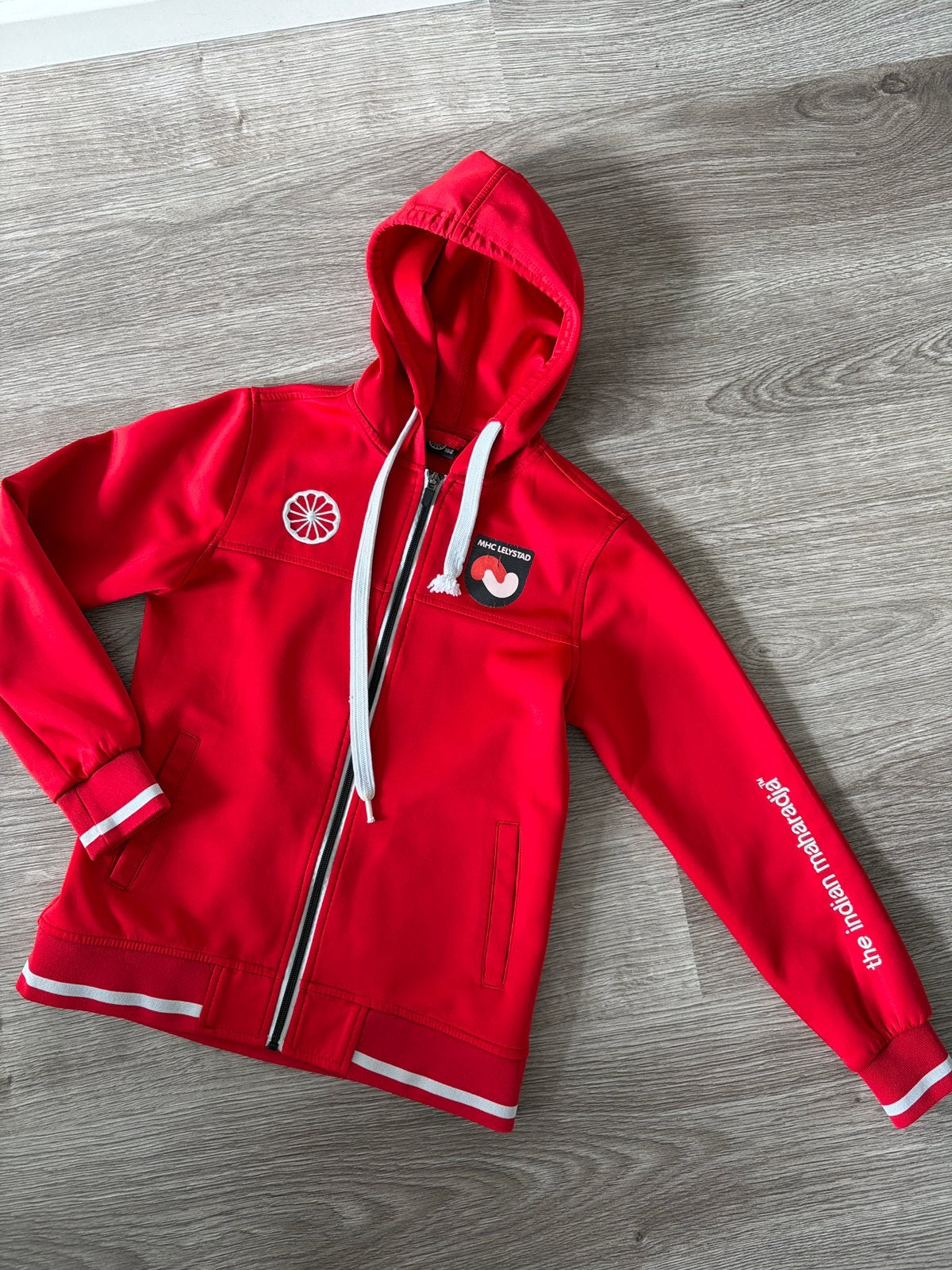 MHC Lelystad vestje 152, Ophalen of Verzenden, Gebruikt, Jongen of Meisje, Sport- of Zwemkleding