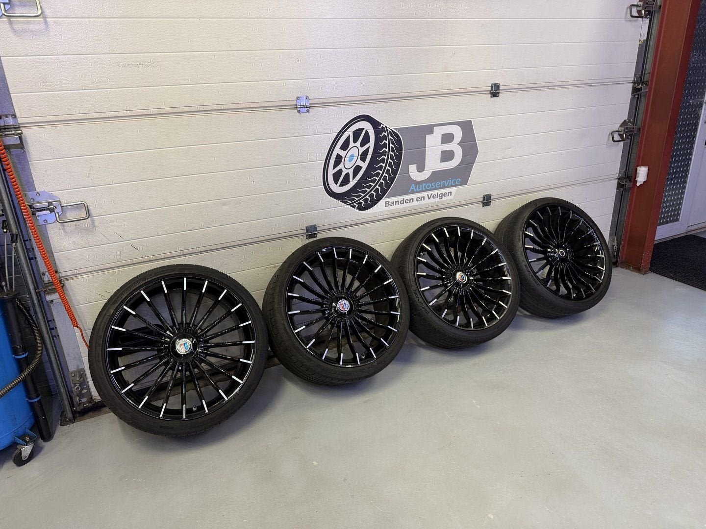 21inch BMW Alpina Style Breedset Velgen! 5x112/5x120 F10F12F, Auto-onderdelen, Banden en Velgen, Gebruikt, -, -, Banden en Velgen