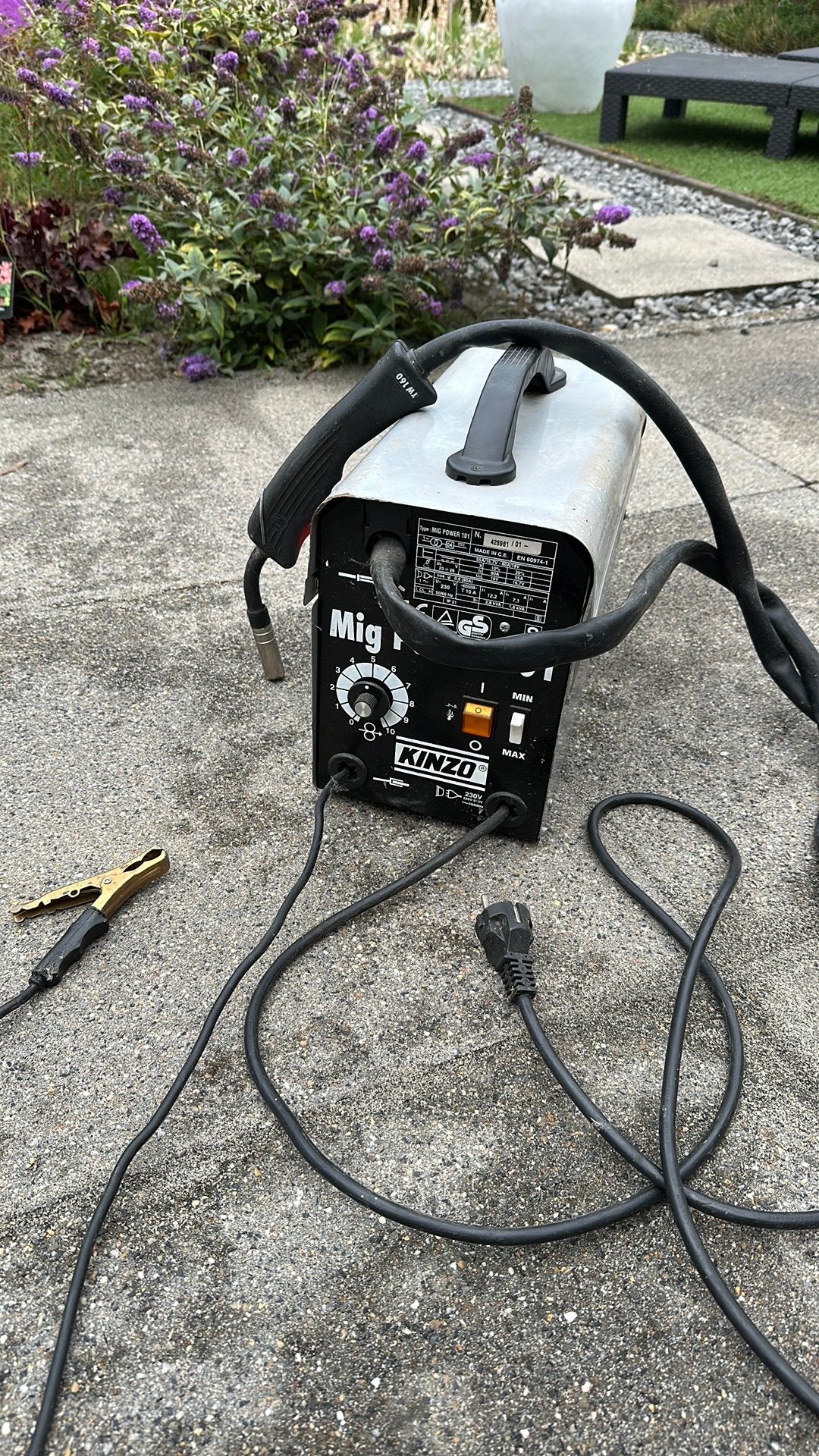 Lasapparaat Mig power 101 230 volt, Ophalen, Zo goed als nieuw, Minder dan 150 ampère, Co2