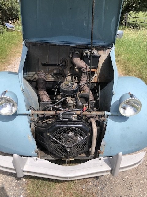 Citroën 2cv 18 pk 1964 en AU 1954, foto 3