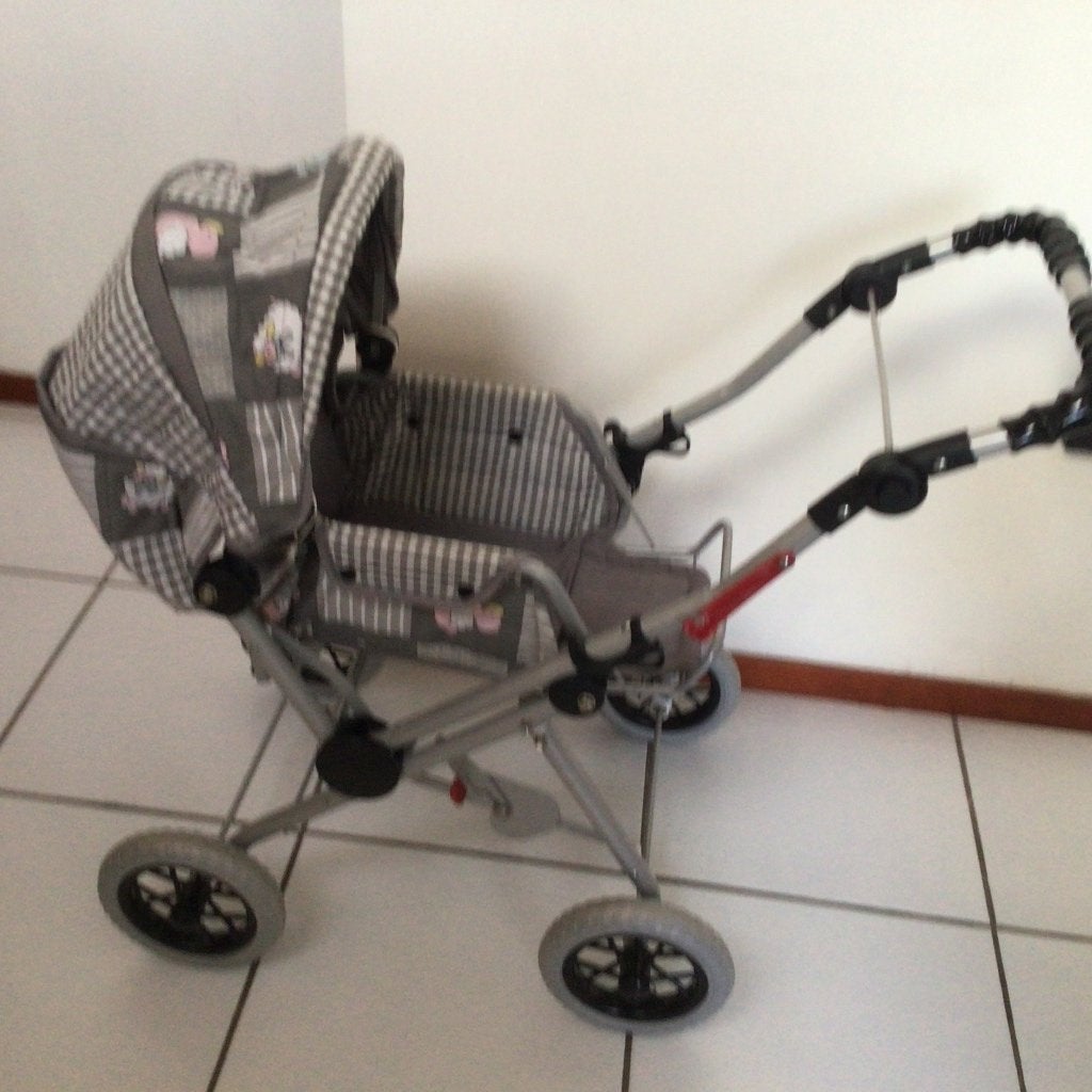 poppenwagen, vintage, pop, buggy, Kinderen en Baby's, Speelgoed | Poppen, Ophalen, Gebruikt, Babypop