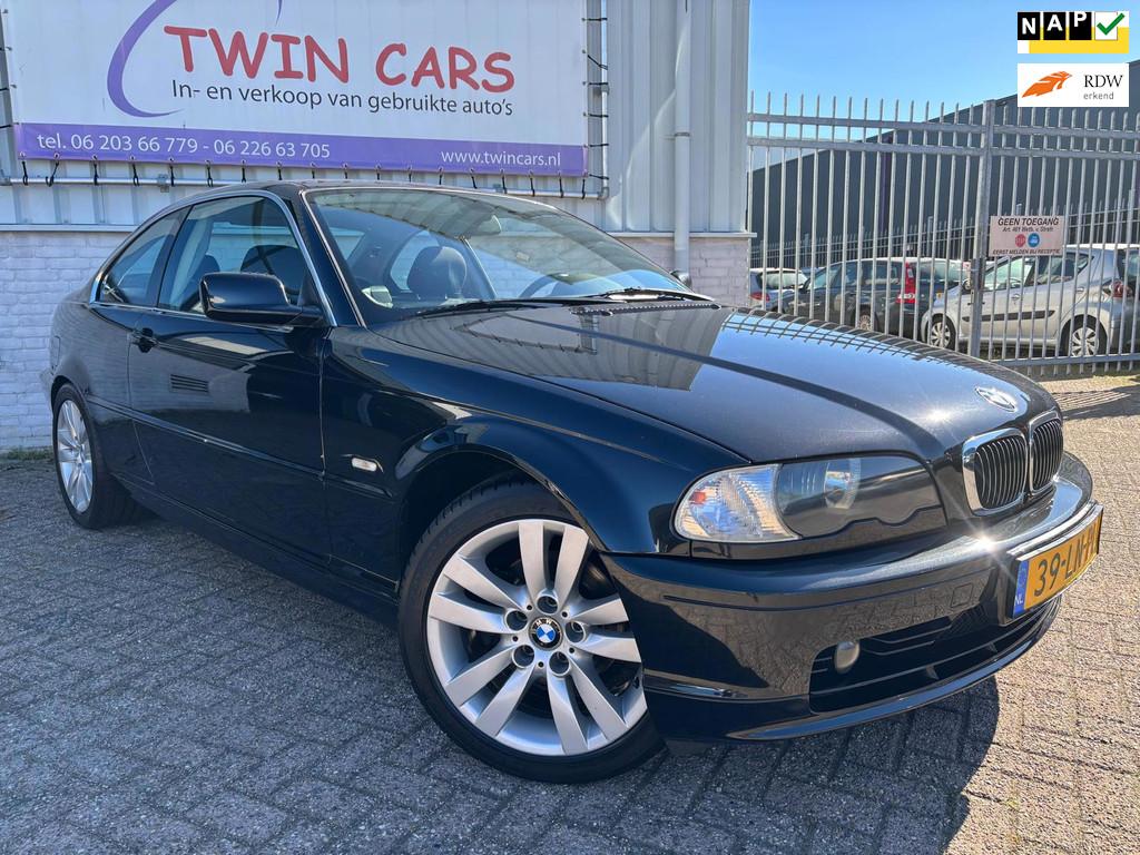 BMW 3-serie Coupé 320Ci Executive, Auto's, 2171 cc, Gebruikt, Zwart, Handgeschakeld