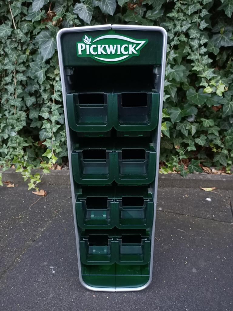 Theedispenser Pickwick, Ophalen