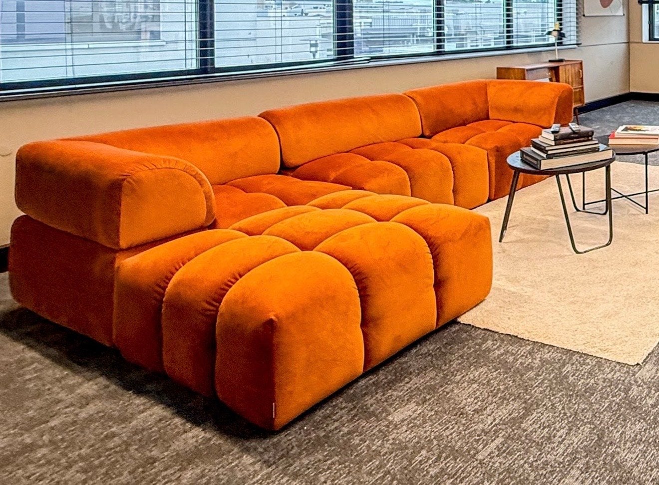 Marquis Modulaire Hoekbank Copper - Zo goed als nieuw, Huis en Inrichting, Banken | Bankstellen, Ophalen, 250 tot 300 cm, 125 tot 150 cm