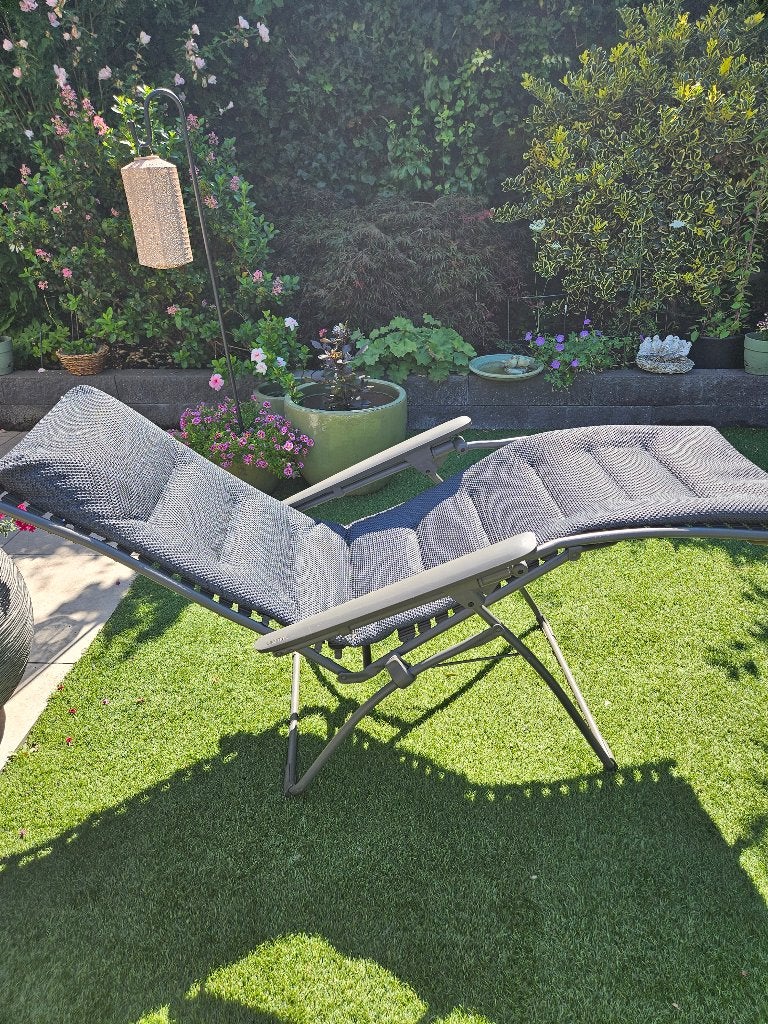 lafuma relaxstoel, Tuin en Terras, Tuinstoelen, Zo goed als nieuw, Overige materialen, Inklapbaar, Ophalen