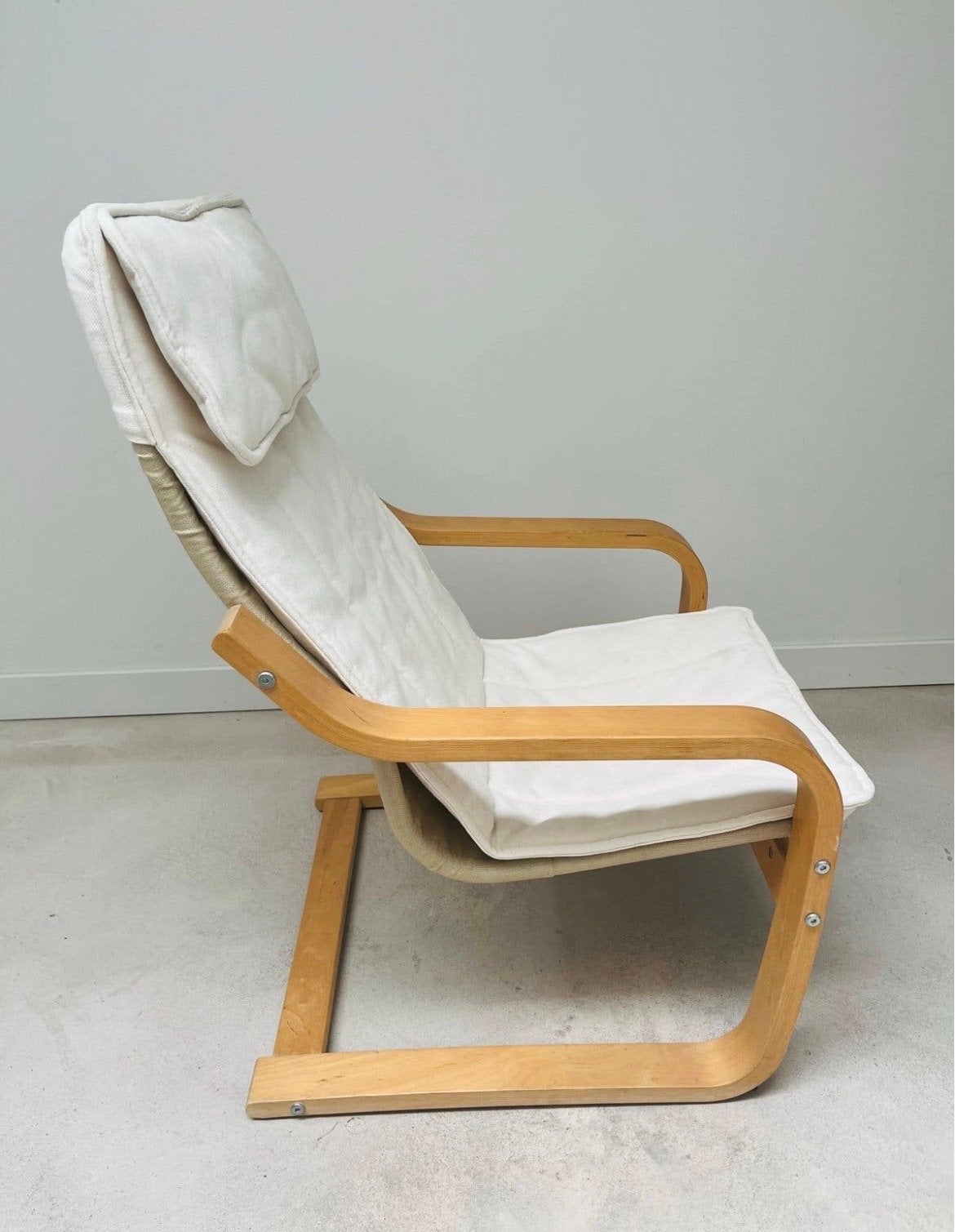 Ikea Poäng kinderfauteuil, Ophalen, Gebruikt, Wit, Eén