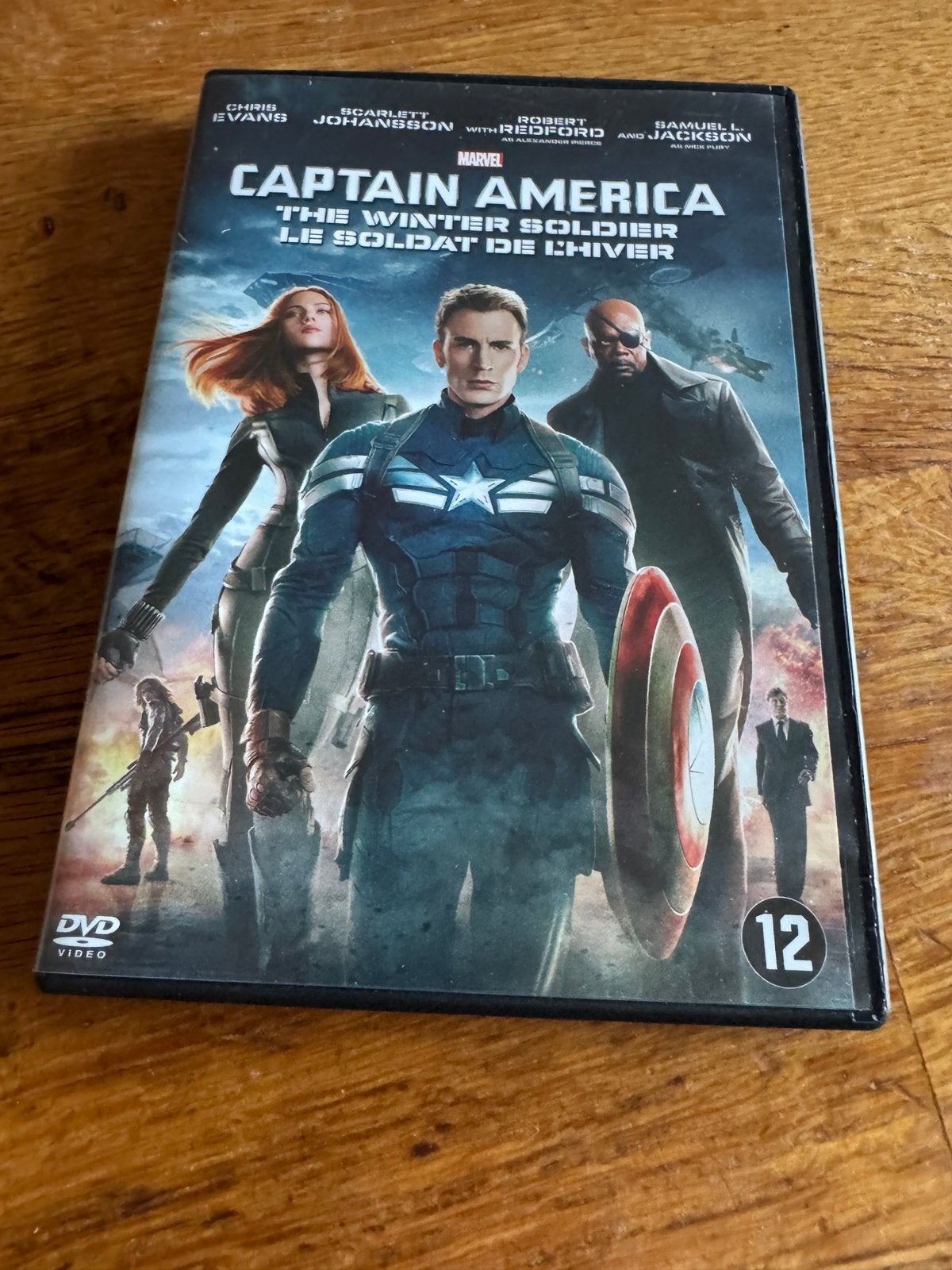 Captain America - The Winter Soldier (DVD), Vanaf 12 jaar, Ophalen of Verzenden, Zo goed als nieuw