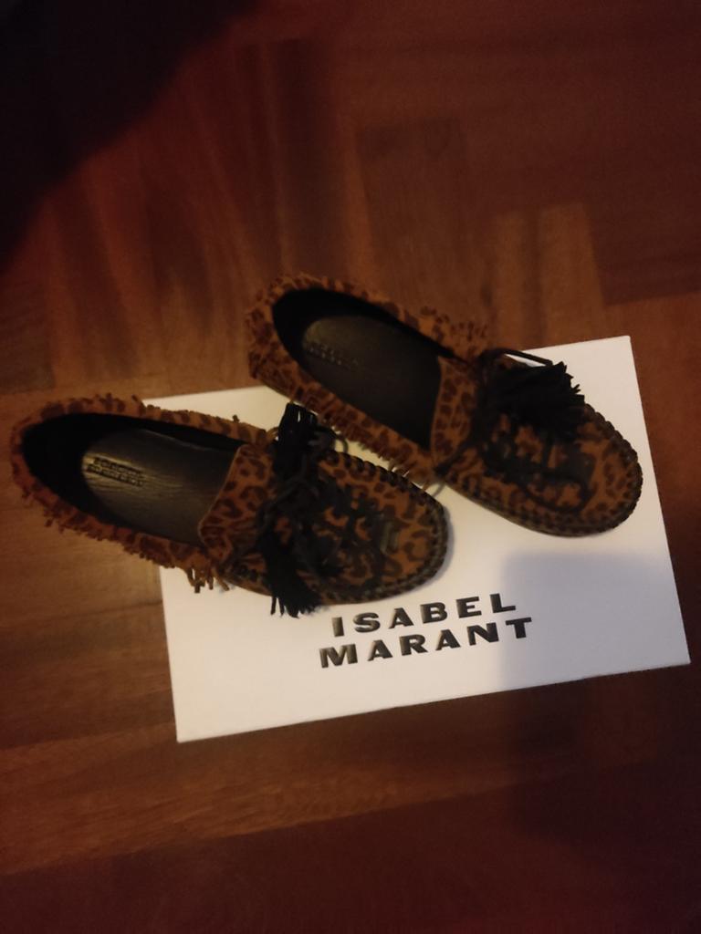 Isabel Marant Fitza loafers luipaard print, Isabel Marant, Instappers, Ophalen of Verzenden, Zo goed als nieuw