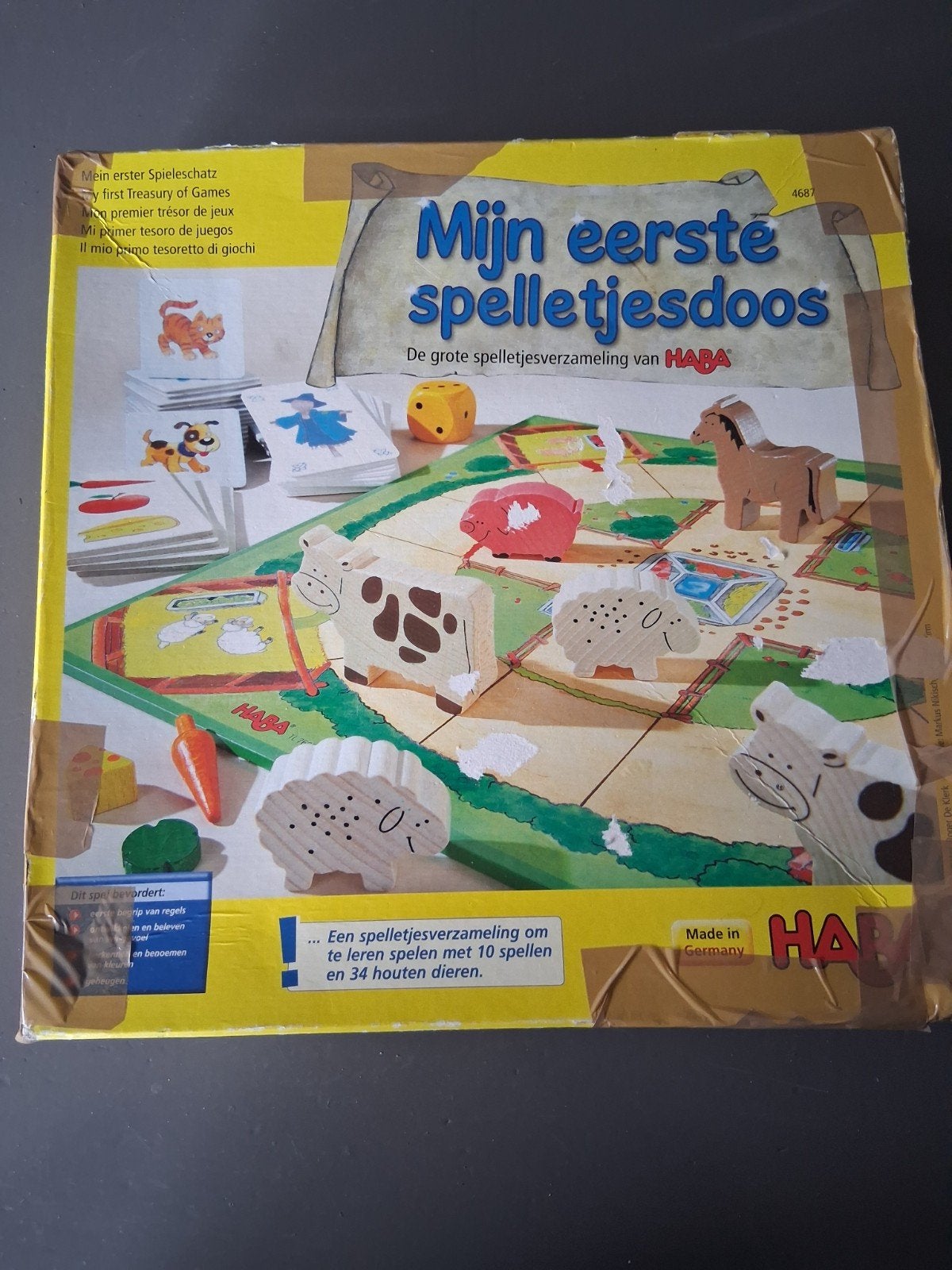 Haba mijn eerste spelletjesdoos, Kinderen en Baby's, Speelgoed | Educatief en Creatief, Ophalen of Verzenden