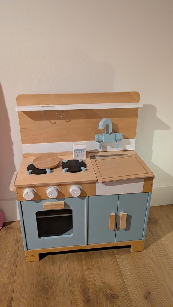 Tender Leaf Toys Mini Chef Home Kitchen Houten Speelkeuken, Ophalen, Gebruikt, Hout, Speelkeuken